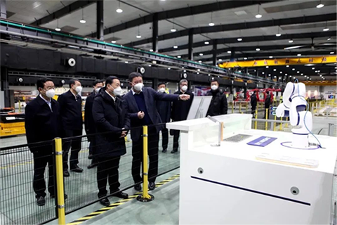 遼寧省委書記郝鵬蒞臨新松考察調研