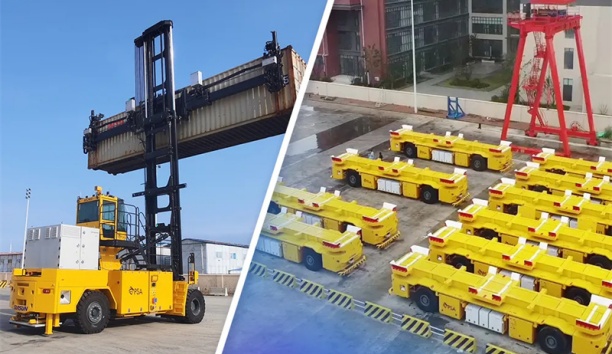 連創(chuàng)里程碑！新松港口移動機(jī)器人海外累計交付超100臺＆空集裝箱堆碼機(jī)器人正式發(fā)布